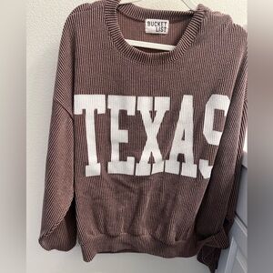 Texas oversized long sleeve.